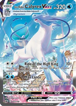 Ice Rider Calyrex VMAX (Alternate Art Secret) (Holofoil)