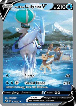 Ice Rider Calyrex V (Alternate Full Art) (Holofoil)
