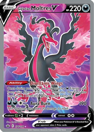 Galarian Moltres V (Full Art) (Holofoil)