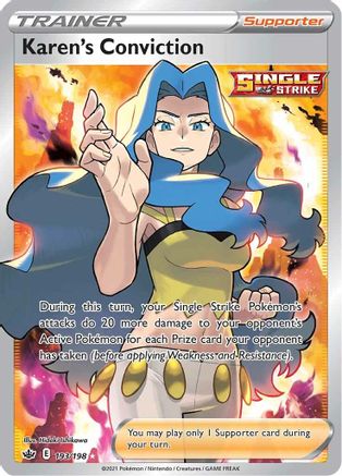 Karen's Conviction (Full Art) (Holofoil)