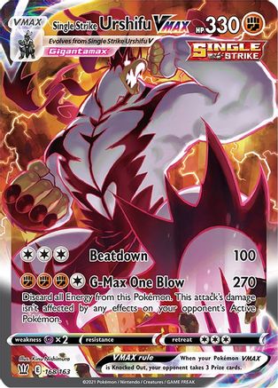Single Strike Urshifu VMAX (Alternate Art Secret) (Holofoil)