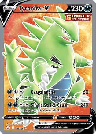 Tyranitar V (Full Art) (Holofoil)
