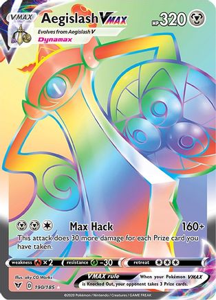 Aegislash VMAX (Secret) (Holofoil)