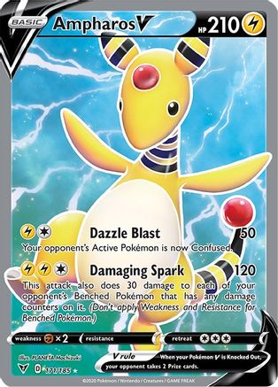 Ampharos V (Full Art) (Holofoil)