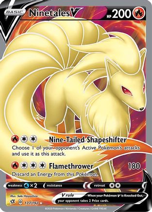 Ninetales V (Full Art) (Holofoil)