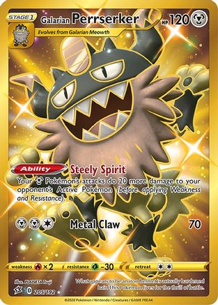 Galarian Perrserker (Secret) (Holofoil)