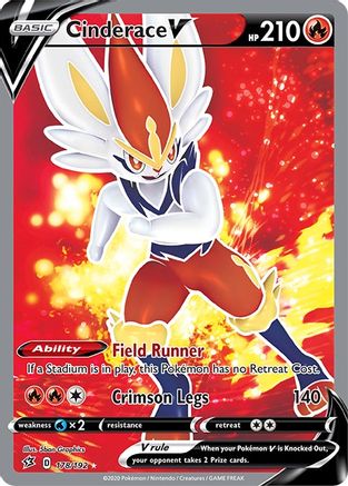 Cinderace V (Full Art) (Holofoil)