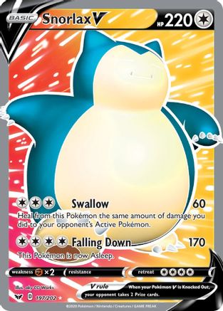 Snorlax V (Full Art) (Holofoil)