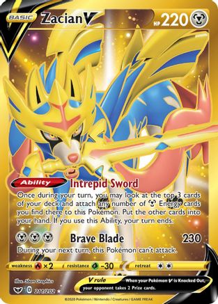 Zacian V (Secret) (Holofoil)
