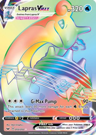 Lapras VMAX (Secret) (Holofoil)