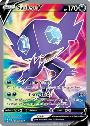 Sableye V (Full Art) (Holofoil)