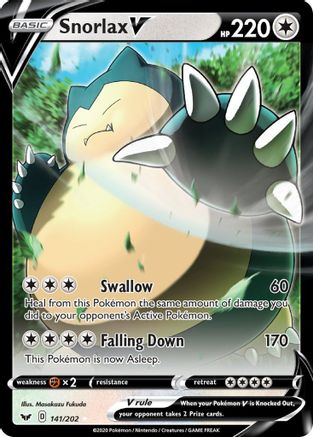 Snorlax V (Holofoil)