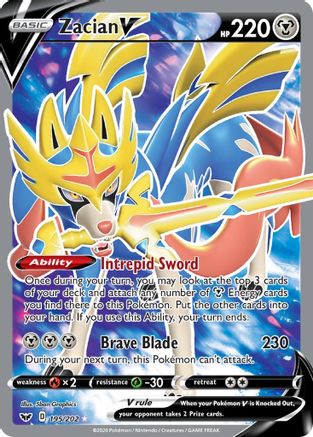 Zacian V (Full Art) (Holofoil)