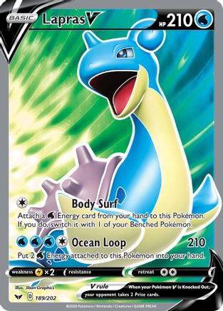 Lapras V (Full Art) (Holofoil)