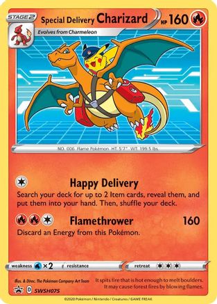 Special Delivery Charizard - SWSH075 (Holofoil)