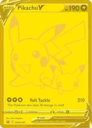 Pikachu V - SWSH145 (Holofoil)