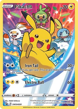 Pikachu - SWSH020 (Holofoil)