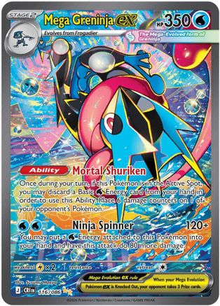 Mega Greninja ex - 116/086 (Holofoil)