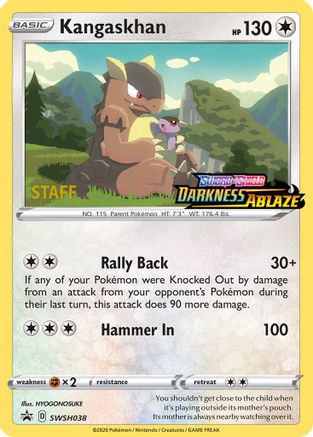 Kangaskhan - SWSH038 (Prerelease) [Staff] (Holofoil)
