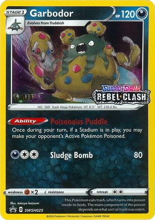 Garbodor - SWSH025 (Prerelease) [Staff] (Holofoil)