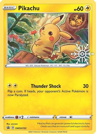 Pikachu - SWSH153 (Holiday Calendar) (Holofoil)