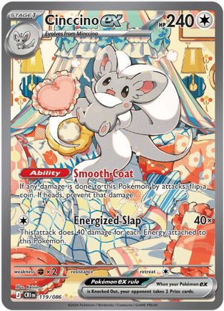 Cinccino ex - 119/086 (Holofoil)