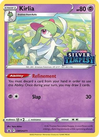 Kirlia - SWSH271 (Prerelease) [STAFF] (Holofoil)