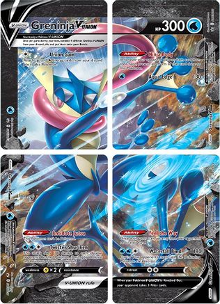 Greninja V-UNION [Set of 4] (Holofoil)