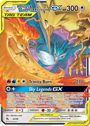 Moltres & Zapdos & Articuno GX (Holofoil)