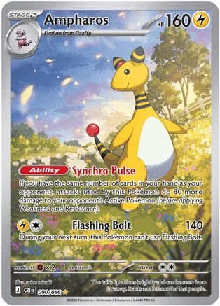 Ampharos - 090/086 (Holofoil)