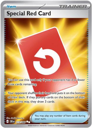 Special Red Card - 113/086 (Holofoil)
