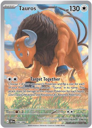 Tauros - 096/086 (Holofoil)