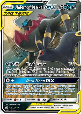 Umbreon & Darkrai GX (Holofoil)