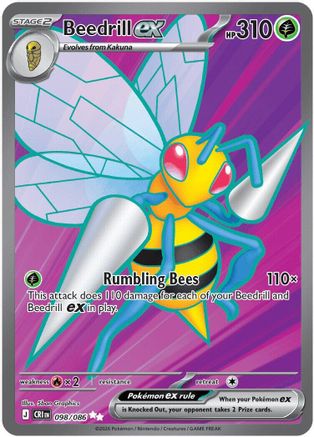 Beedrill ex - 098/086 (Holofoil)