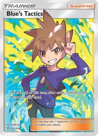 Blue's Tactics (Full Art) (Holofoil)