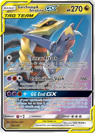 Garchomp & Giratina GX (Holofoil)