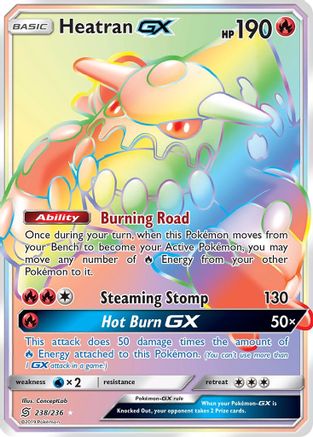 Heatran GX (Secret) (Holofoil)