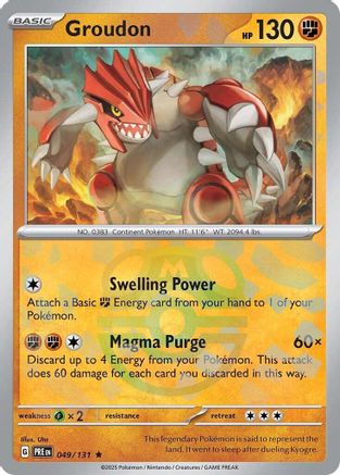 Groudon (Master Ball Pattern) (Holofoil)