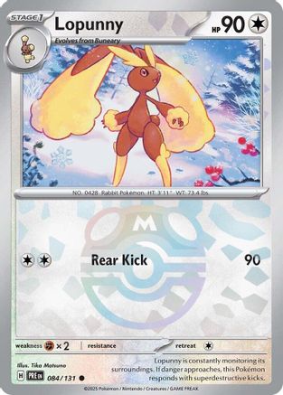 Lopunny (Master Ball Pattern) (Holofoil)