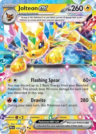 Jolteon ex - 030/131 (Reverse Holofoil)
