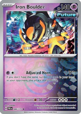 Iron Boulder (Master Ball Pattern) (Holofoil)