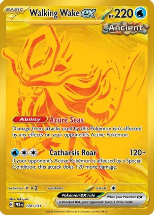 Walking Wake ex (Holofoil)