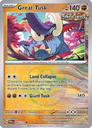 Great Tusk (Master Ball Pattern) (Holofoil)