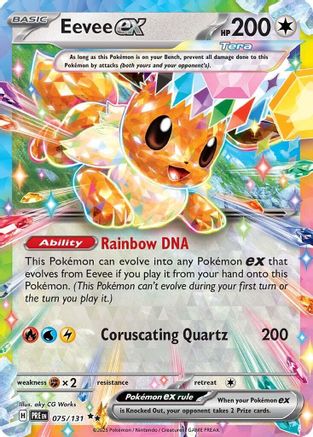 Eevee ex - 075/131 (Holofoil)