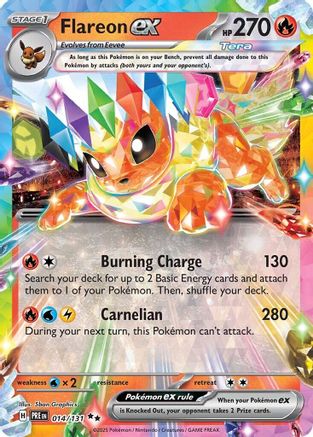 Flareon ex - 014/131 (Holofoil)