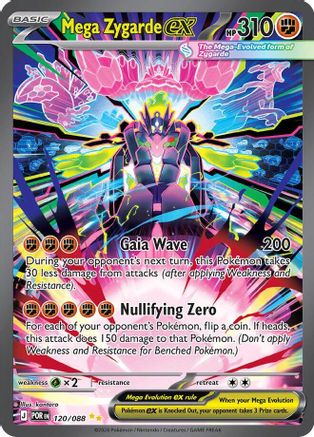 Mega Zygarde ex - 120/088 (Holofoil)