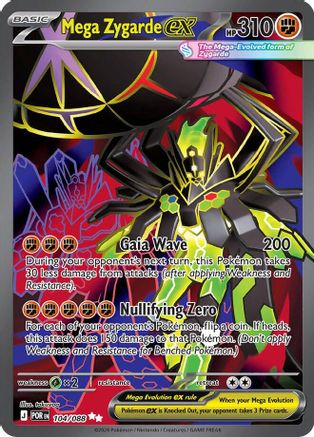 Mega Zygarde ex - 104/088 (Holofoil)