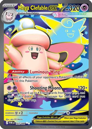 Mega Clefable ex - 103/088 (Holofoil)