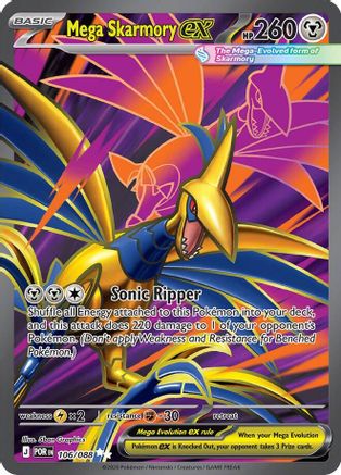 Mega Skarmory ex - 106/088 (Holofoil)