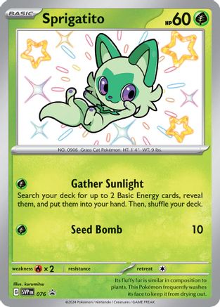 Sprigatito - 076 (Holofoil)